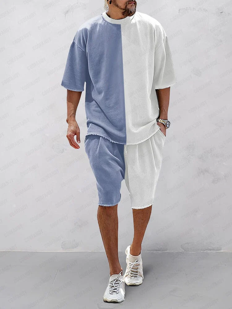 Casual Loose Fit Solid Sports Sets - TARHUS