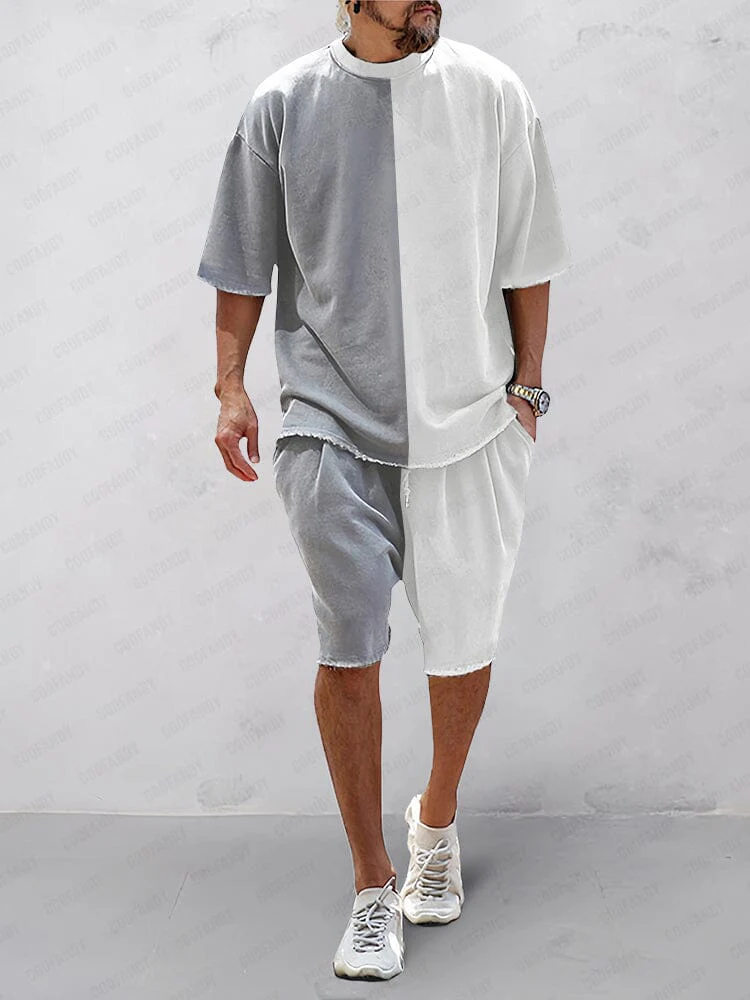 Casual Loose Fit Solid Sports Sets - TARHUS