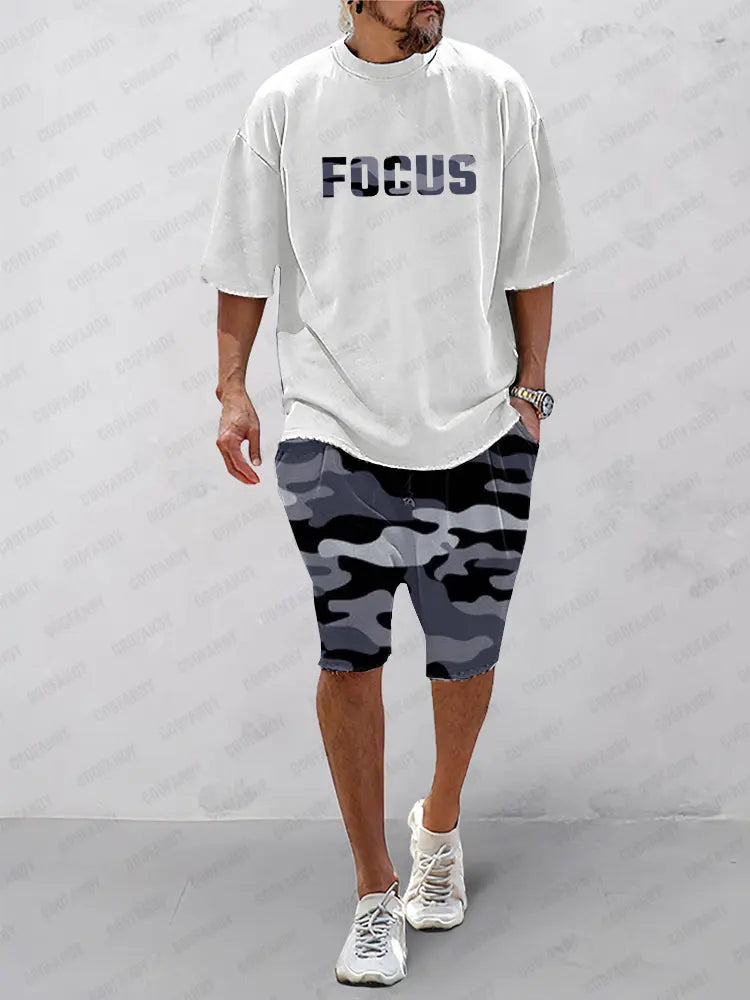 Athleisure Camo Print 2-Piece Set - TARHUS