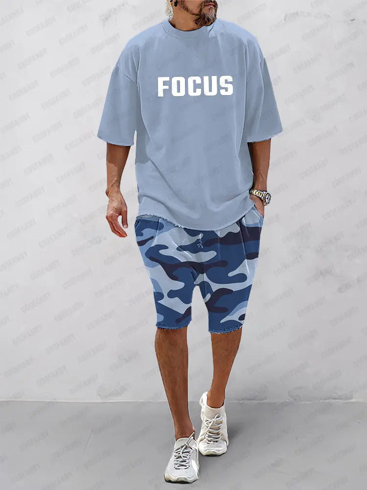 Athleisure Camo Print 2-Piece Set - TARHUS