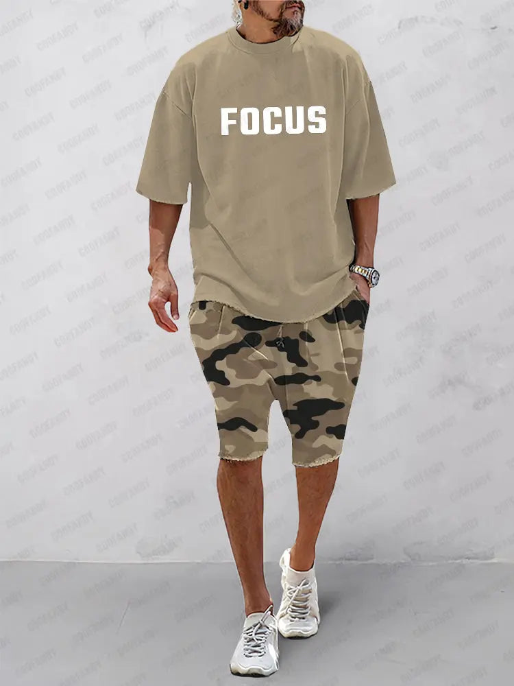 Athleisure Camo Print 2-Piece Set - TARHUS