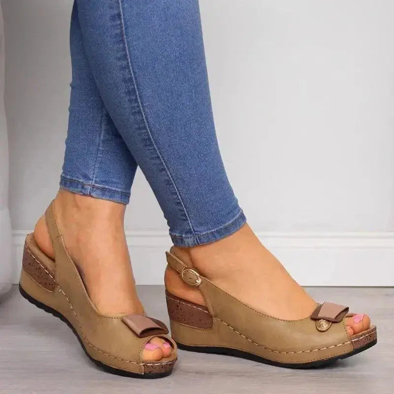 Anna | Orthopedic sandals with supportive insole nubuso Sandalo