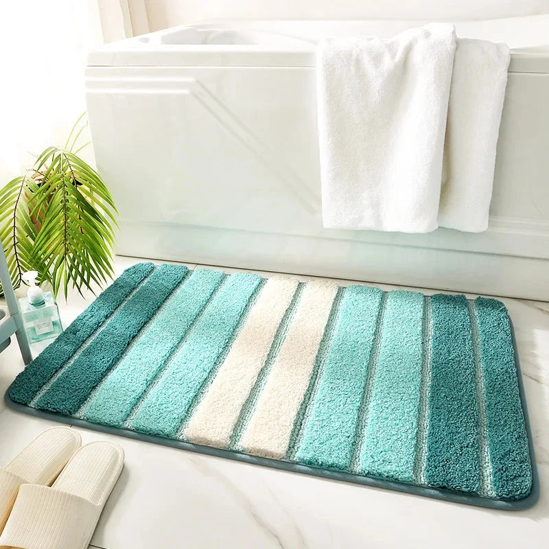 Cashmere Organic Weave Bath Rug – Ultra-Soft, Non-Slip, Bathroom Mat TARHUS