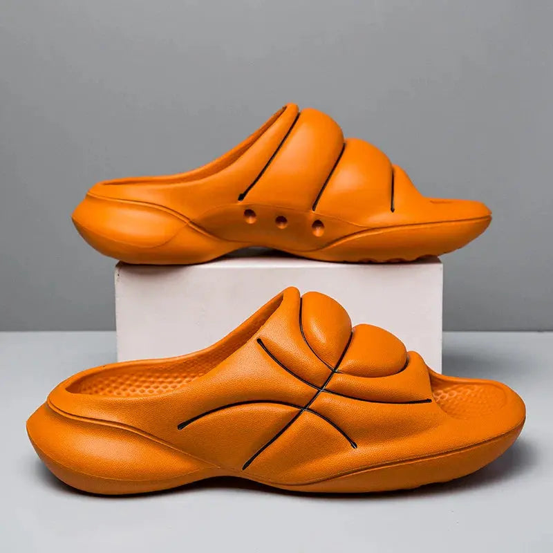 Rebound™ Basketball Slides for Men – Soft Cushion Sports Sandals - TARHUS