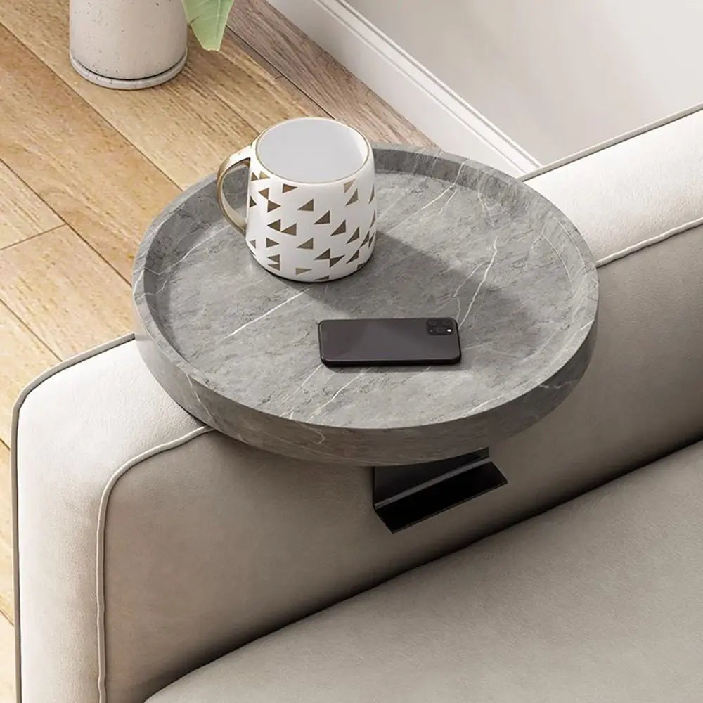 Luno | Wooden Sofa Armrest Tray – Couch Arm Table for Drinks & Snacks TARHUS