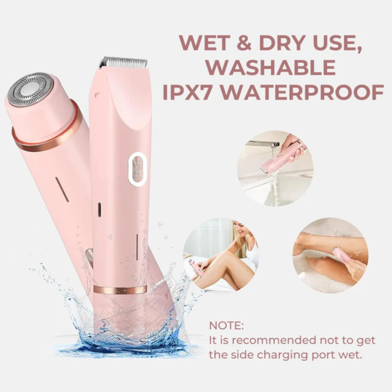 Pink Sugar Ultimate 2-in-1 Bikini Trimmer - Electric Razor TARHUS