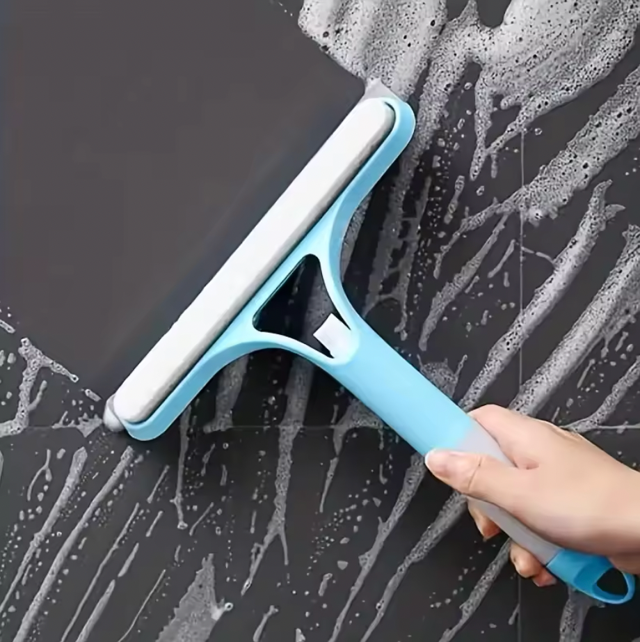 SqueezyClean | 3-in-1 Window Squeegee – Glass Cleaner for Home, Car & Shower (1+1 FREE) TARHUS