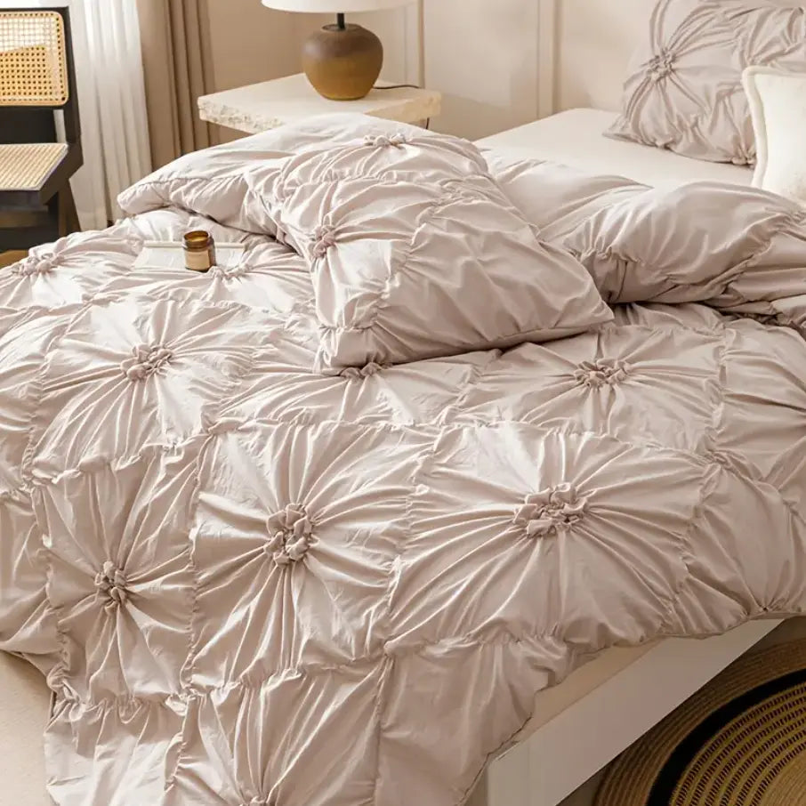 FLOWER RUFFLE | Premium Doona Cover Set - TARHUS