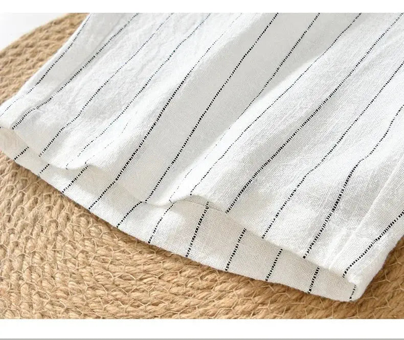 Isolano - Cotton Linen Shorts - TARHUS