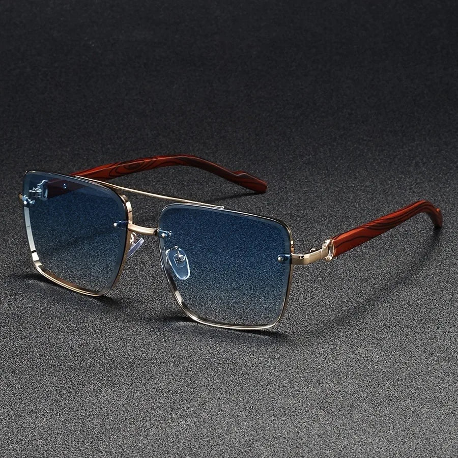 Cavaro | Shades – Vintage Metal Frame Sunglasses with UV Protection TARHUS