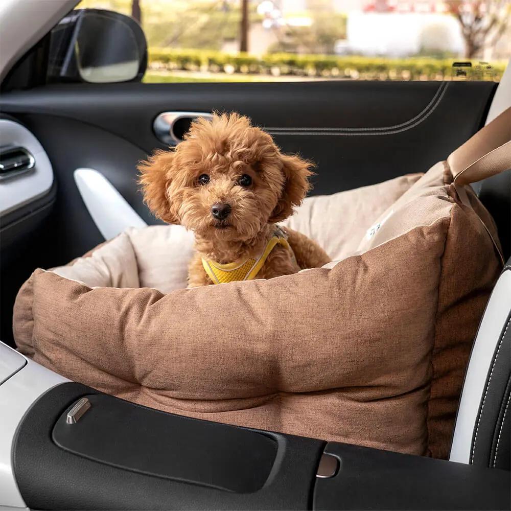 Travel Protection Booster Waterproof Elevated & Thickened Dog Car Seat Bed - TARHUS