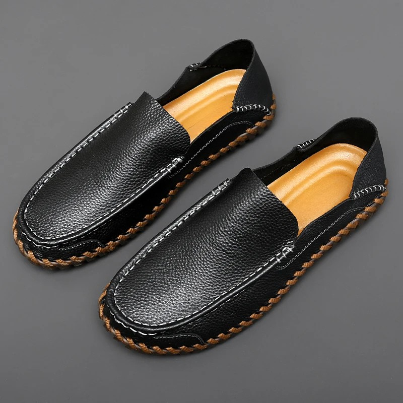 Bennett | Leather Loafers – Handmade Slip-On Shoes with Cushioned Comfort TARHUS