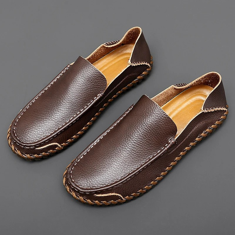 Bennett | Leather Loafers – Handmade Slip-On Shoes with Cushioned Comfort TARHUS