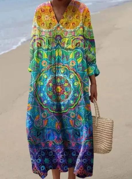 Linnebel Women's Vintage Dress - TARHUS