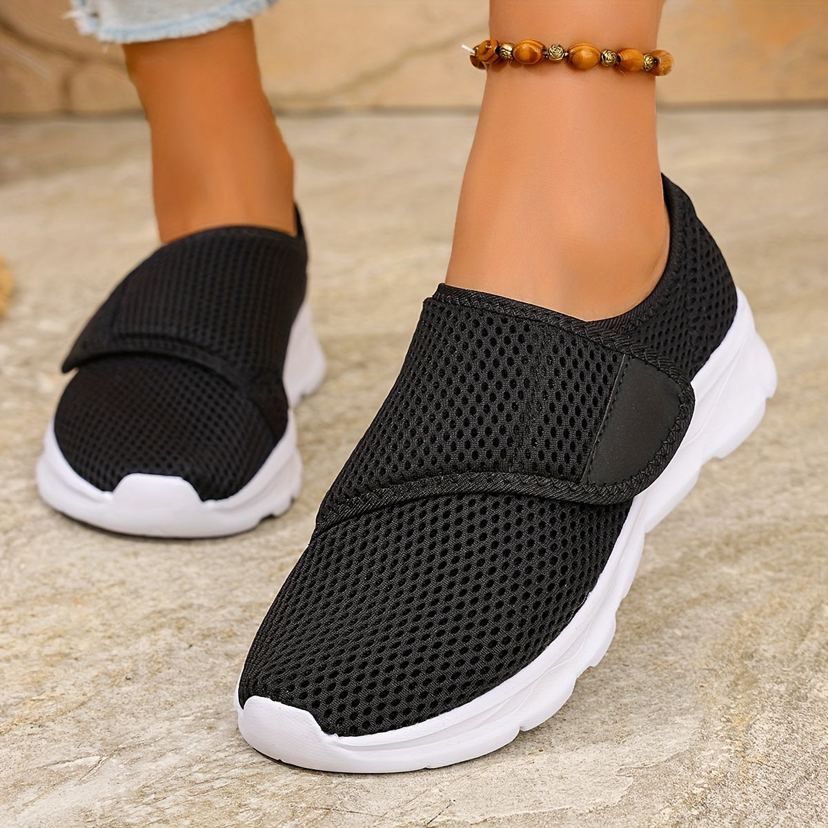 Orthopedic Walking Sneakers for Swollen & Wide Feet | Adjustable Soft Sole Shoes for Women - TARHUS