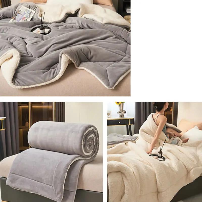 Luxury Double Velvet Throw Blanket – Ultra-Soft Solid Color Fleece Blanket for Sofa, Bed & Couch - TARHUS