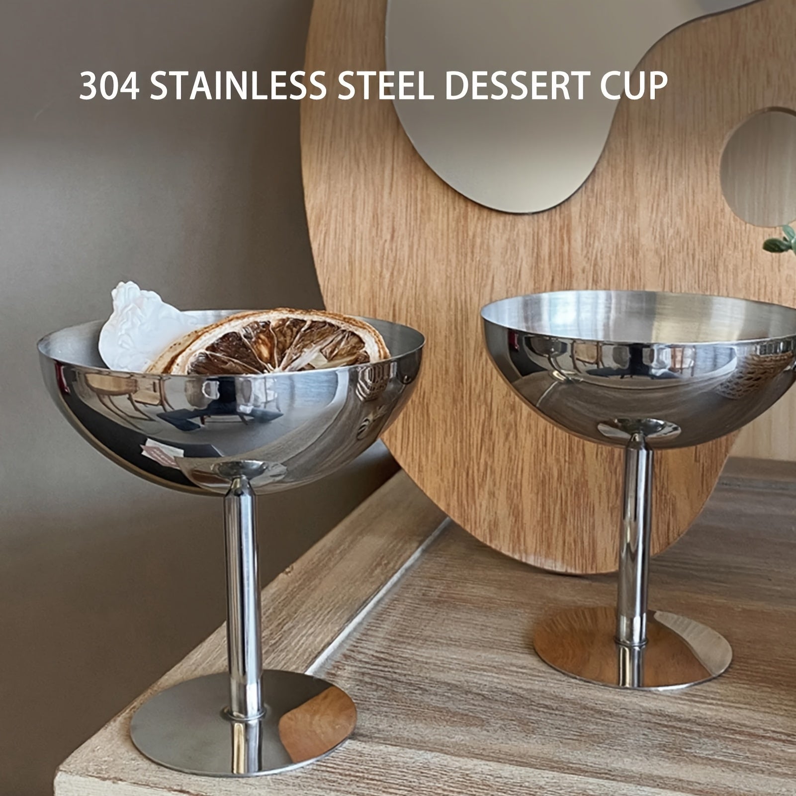 Stainless Steel Ice Cream Cup | Elegant Dessert Bowl for Sweets TARHUS Kitchen & Dining