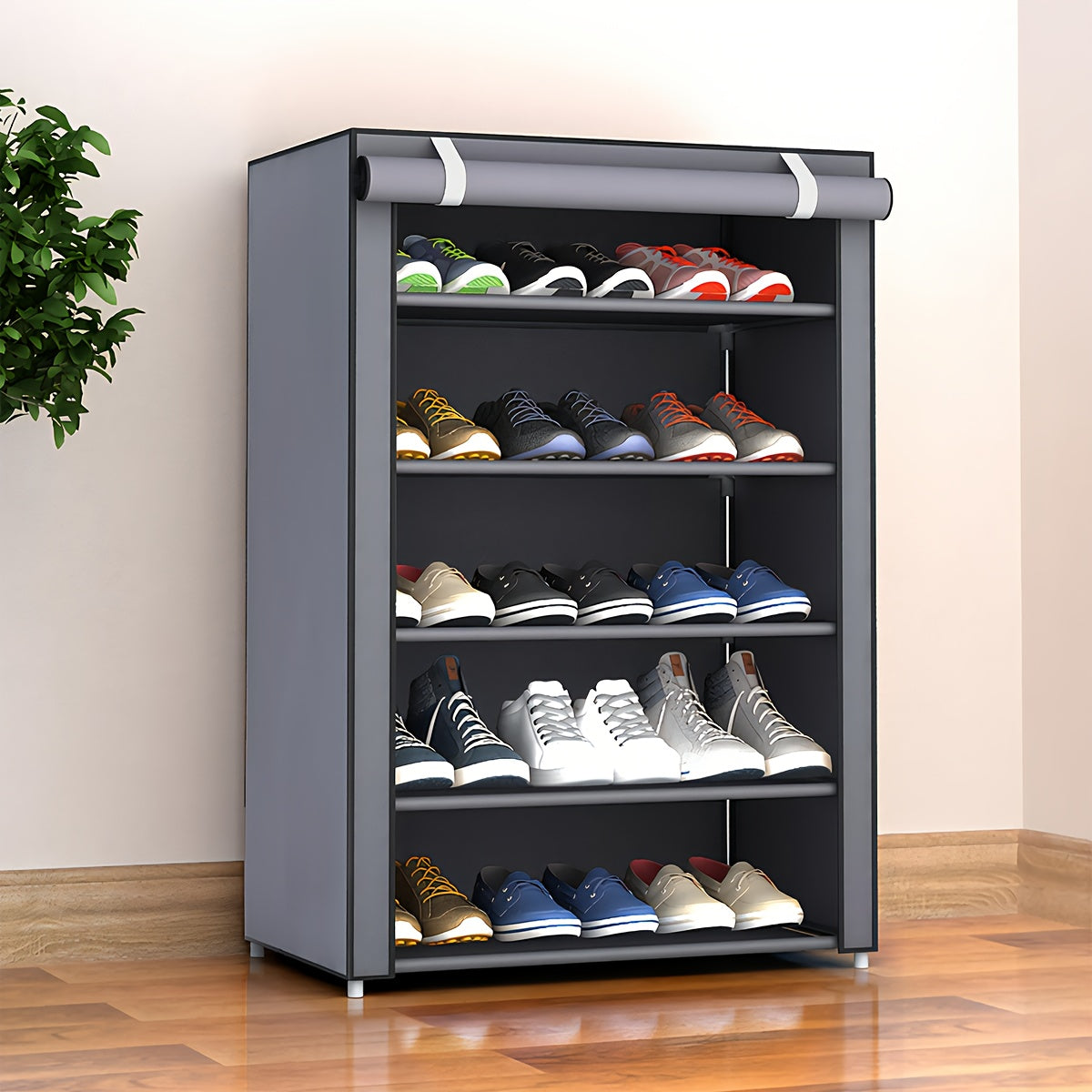 Portable Multi-Layer Shoe Organizer Rack – 6/8/10 Tier Storage - TARHUS