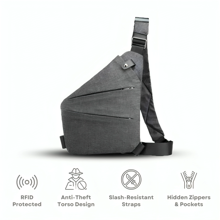 PEAKSTA | Anti-Theft Crossbody Bag – Secure Travel Shoulder Bag TARHUS Bags