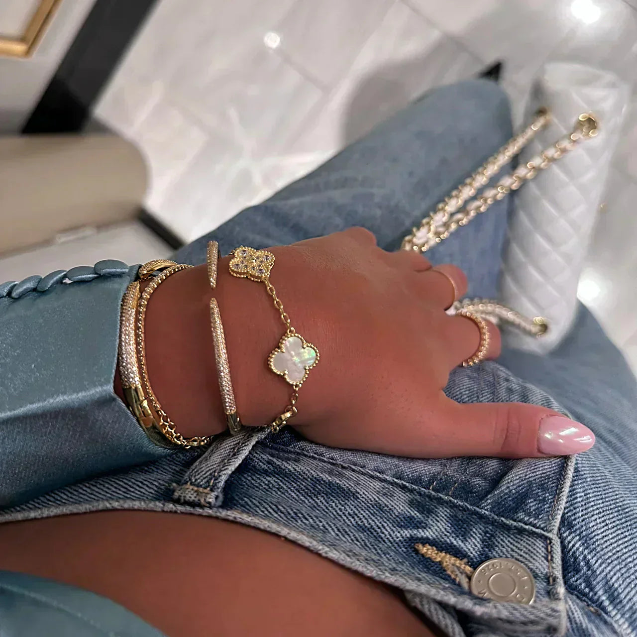 Stella four-leaf clover bracelet 3-IN-1 Set - TARHUS