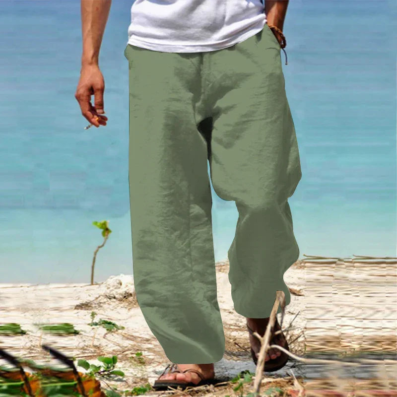 Mailand | Leinenhose Herren - Klassischer Schnitt, Atmungsaktiv und Langlebig TARHUS Pants