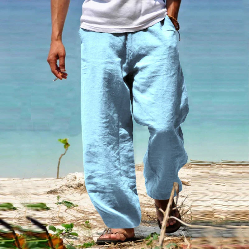Mailand | Leinenhose Herren - Klassischer Schnitt, Atmungsaktiv und Langlebig TARHUS Pants
