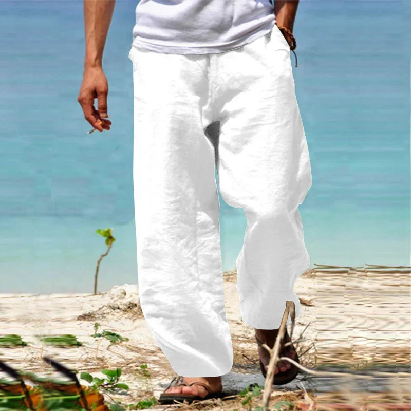 Mailand | Leinenhose Herren - Klassischer Schnitt, Atmungsaktiv und Langlebig TARHUS Pants