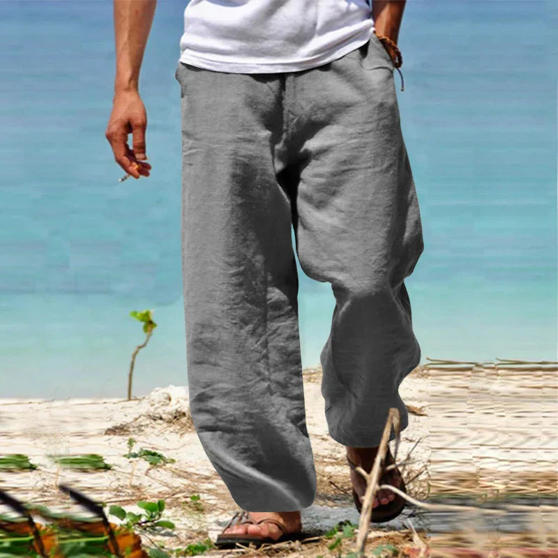 Mailand | Leinenhose Herren - Klassischer Schnitt, Atmungsaktiv und Langlebig TARHUS Pants
