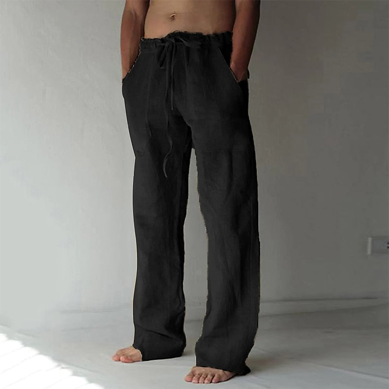 Wilhelm | Men’s Linen Pants – Casual Summer Trousers with Breathable Comfort TARHUS