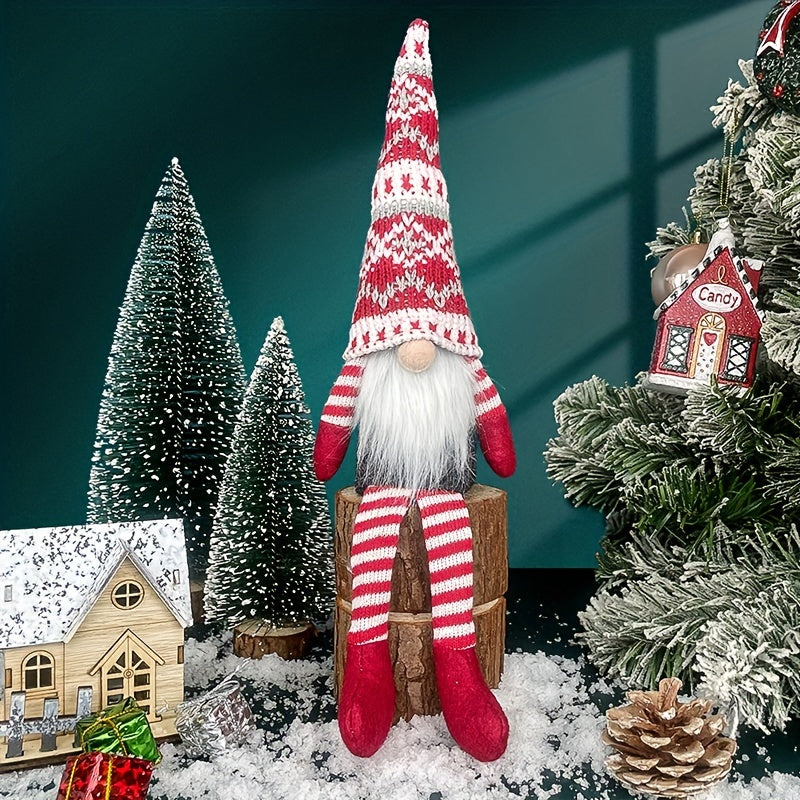 Festive Christmas Gnome Decoration – Whimsical Holiday Dwarfs for Cozy Winter Charm TARHUS