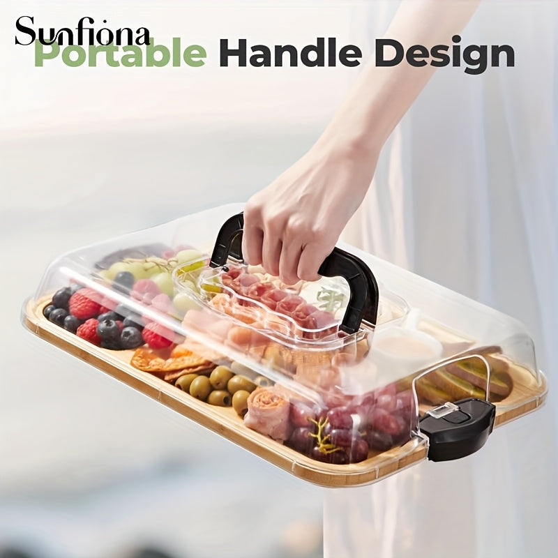 Bamboo Cheese Tray – Elegant, Portable & Perfect for Entertaining TARHUS