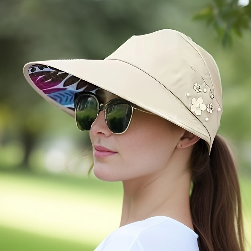 Women’s Foldable Sun Hat – Lightweight Outdoor Fashion Cap for Beach TARHUS