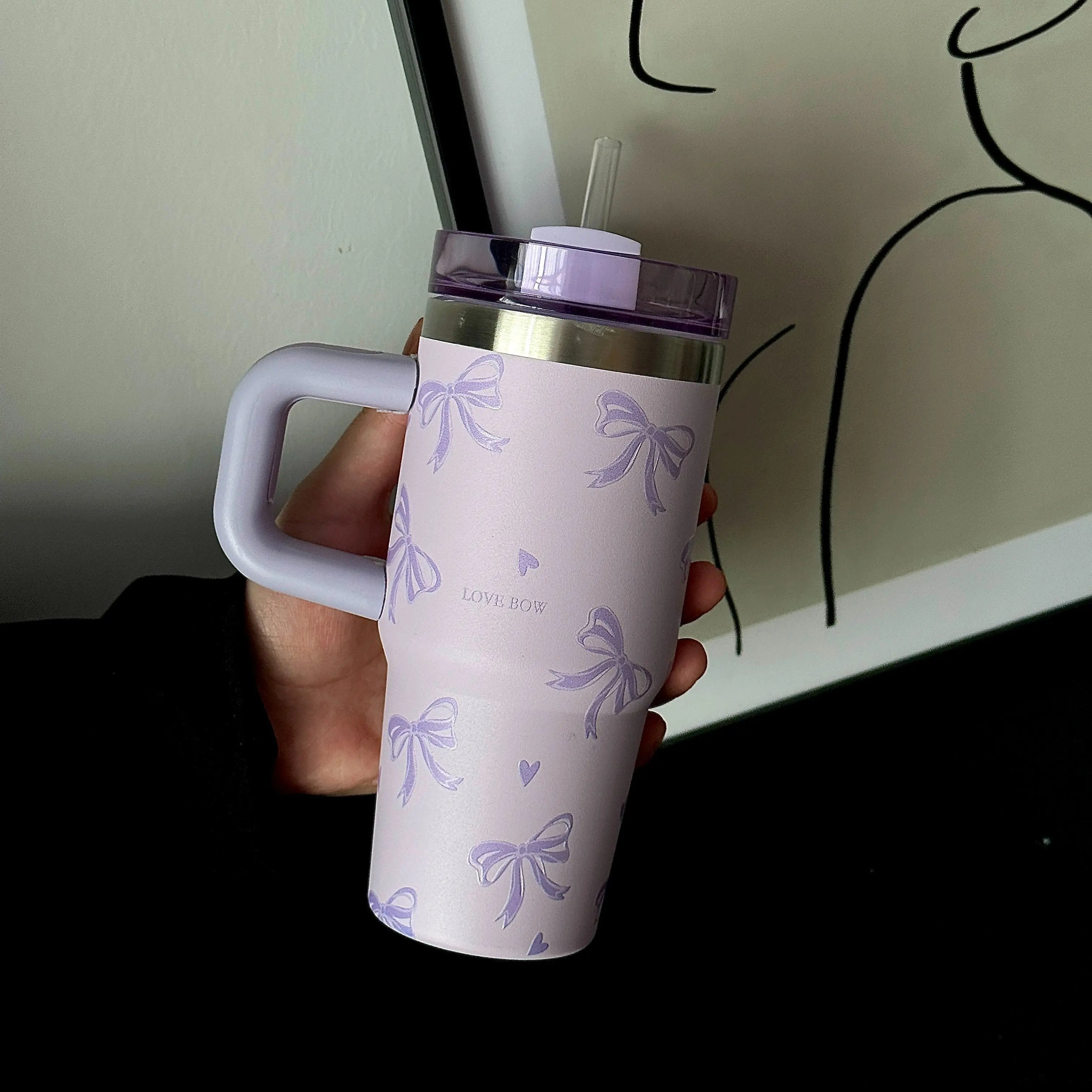 Stainless Steel Insulated Travel Mug with Handle (Stanley) - TARHUS