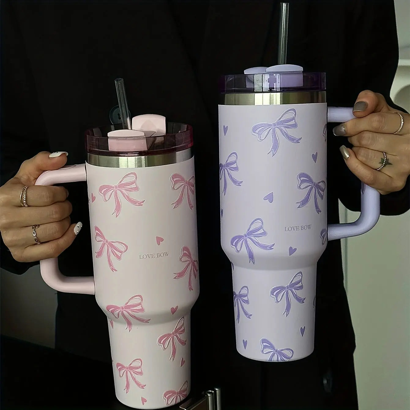 Stainless Steel Insulated Travel Mug with Handle (Stanley) - TARHUS