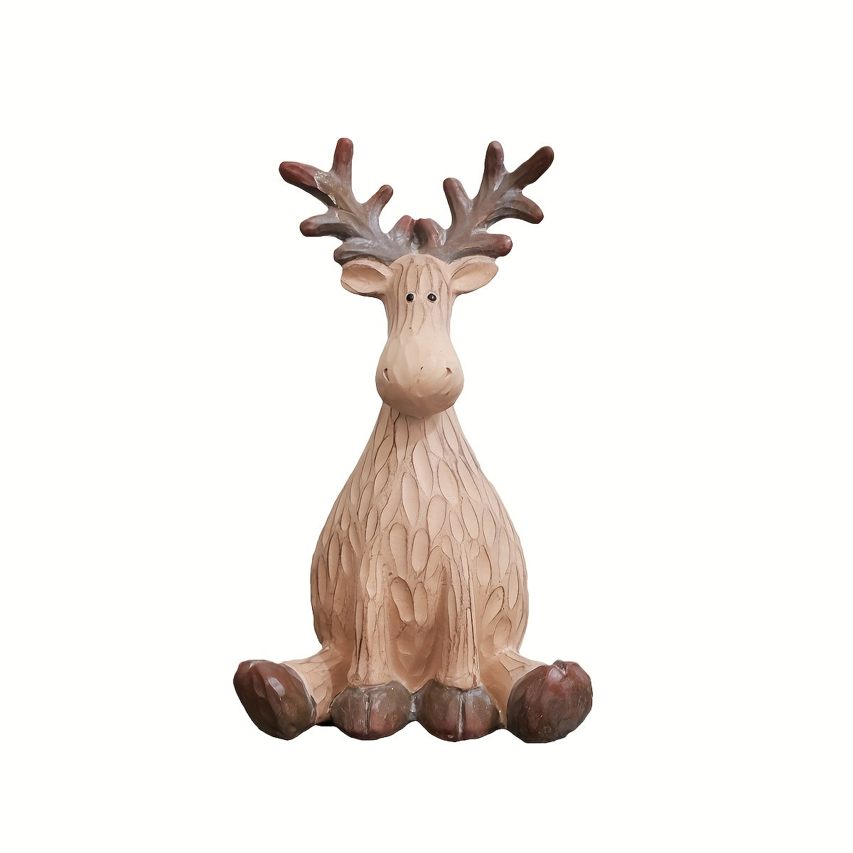 Adorable Resin Reindeer Figurine – Festive Christmas Decoration | JoyAntler TARHUS
