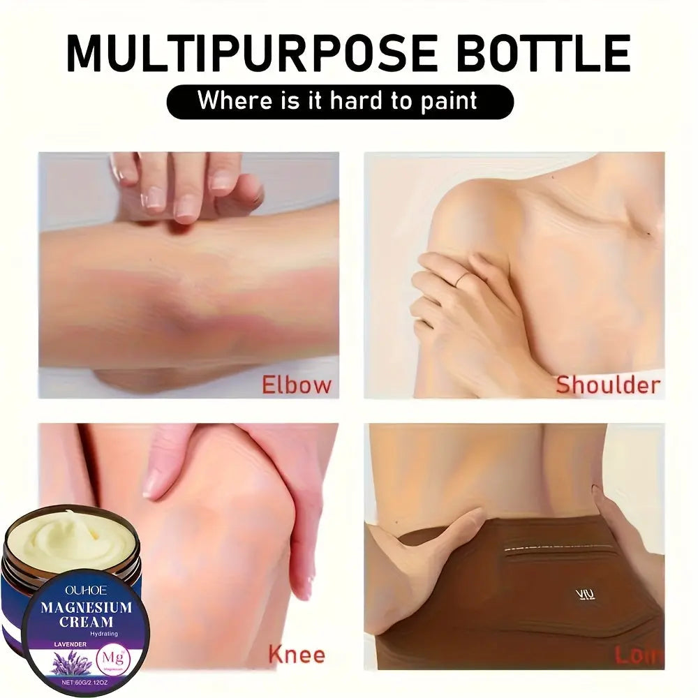 1+1 FREE | Magnesium Body Cream with Lavender & Hyaluronic Acid - TARHUS