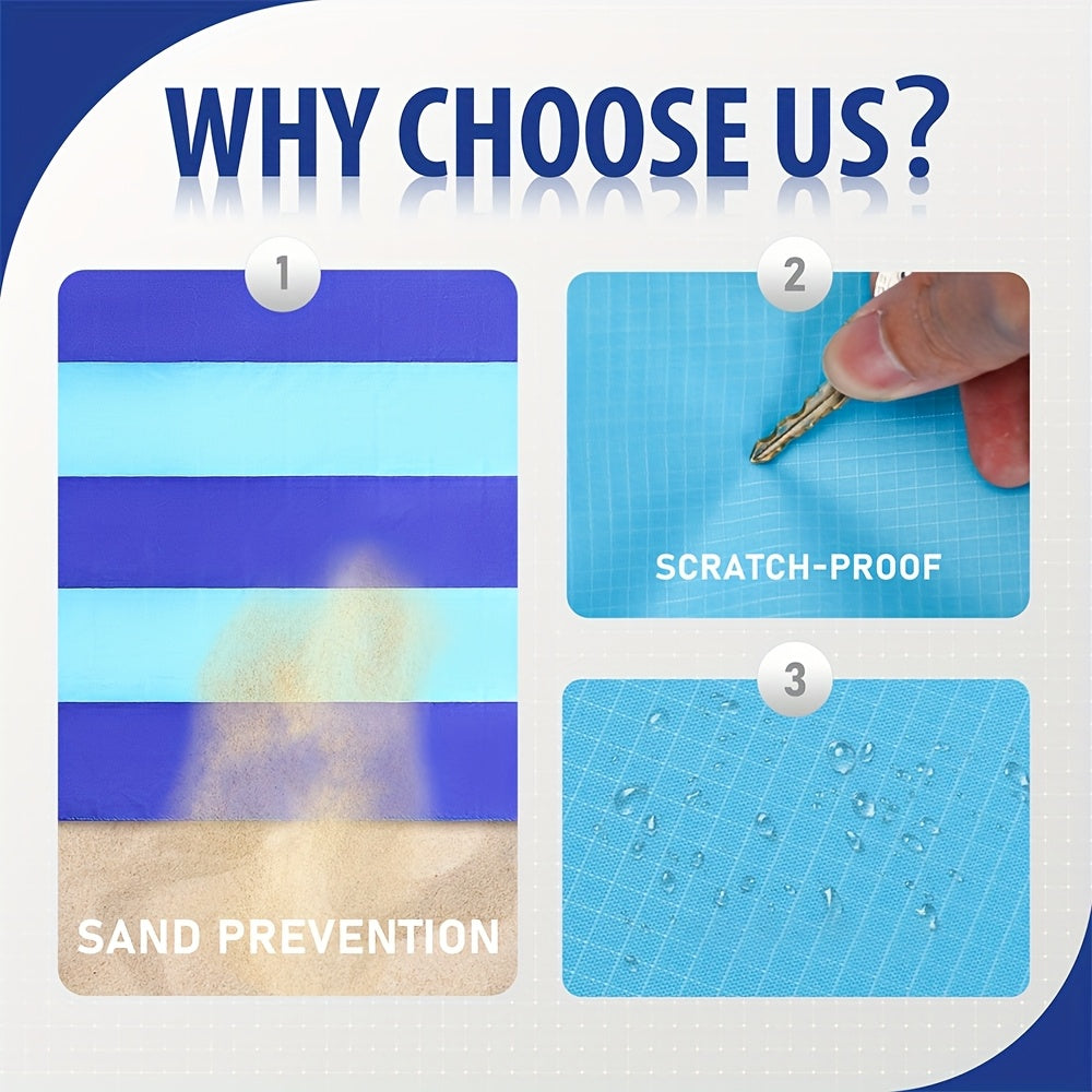 Solara | Oversized Picnic Beach Blanket – Lightweight Sandproof Mat for Travel & Camping TARHUS Outdoor & Survival