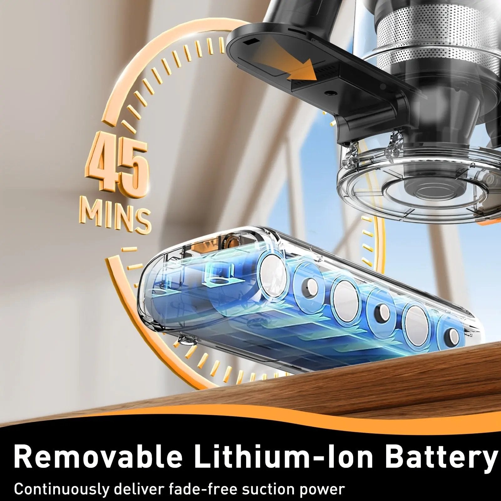 8-in-1 Lightweight Cordless Vacuum Cleaner - TARHUS