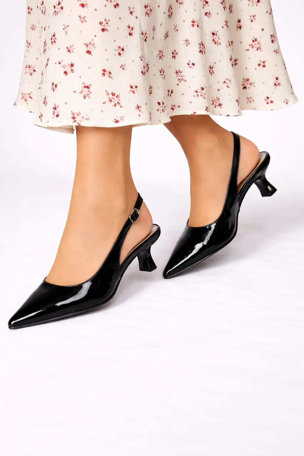 Lucinda | Women Pointed Toe Slingback Kitten Heels TARHUS women shoes