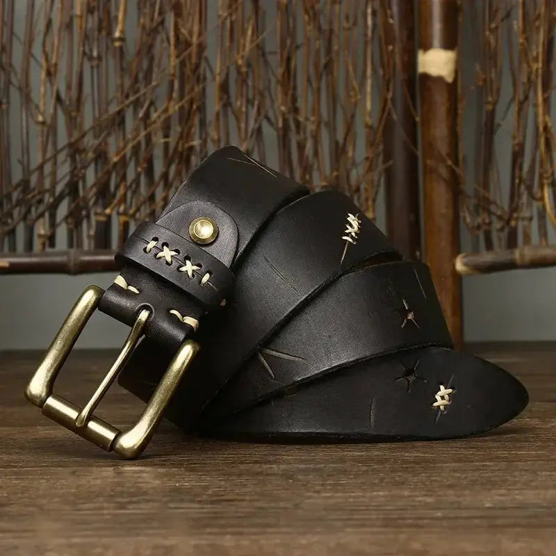 Atlas Buffalo Leather Belt - TARHUS