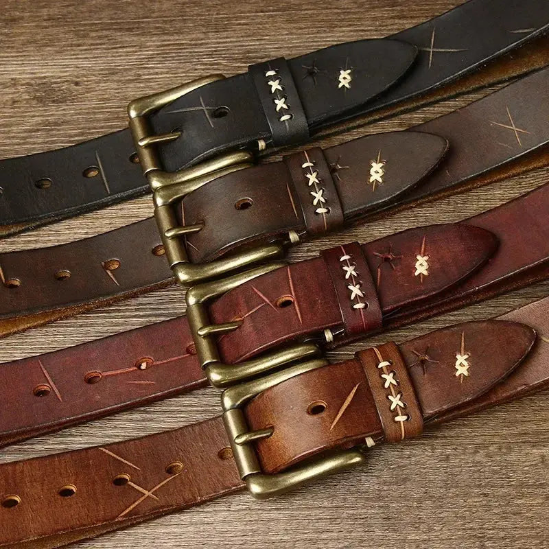 Atlas Buffalo Leather Belt - TARHUS