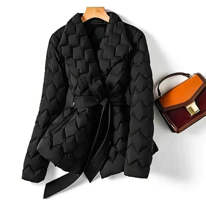 Hazel - Stylish Quilted Down Coat for Women - TARHUS