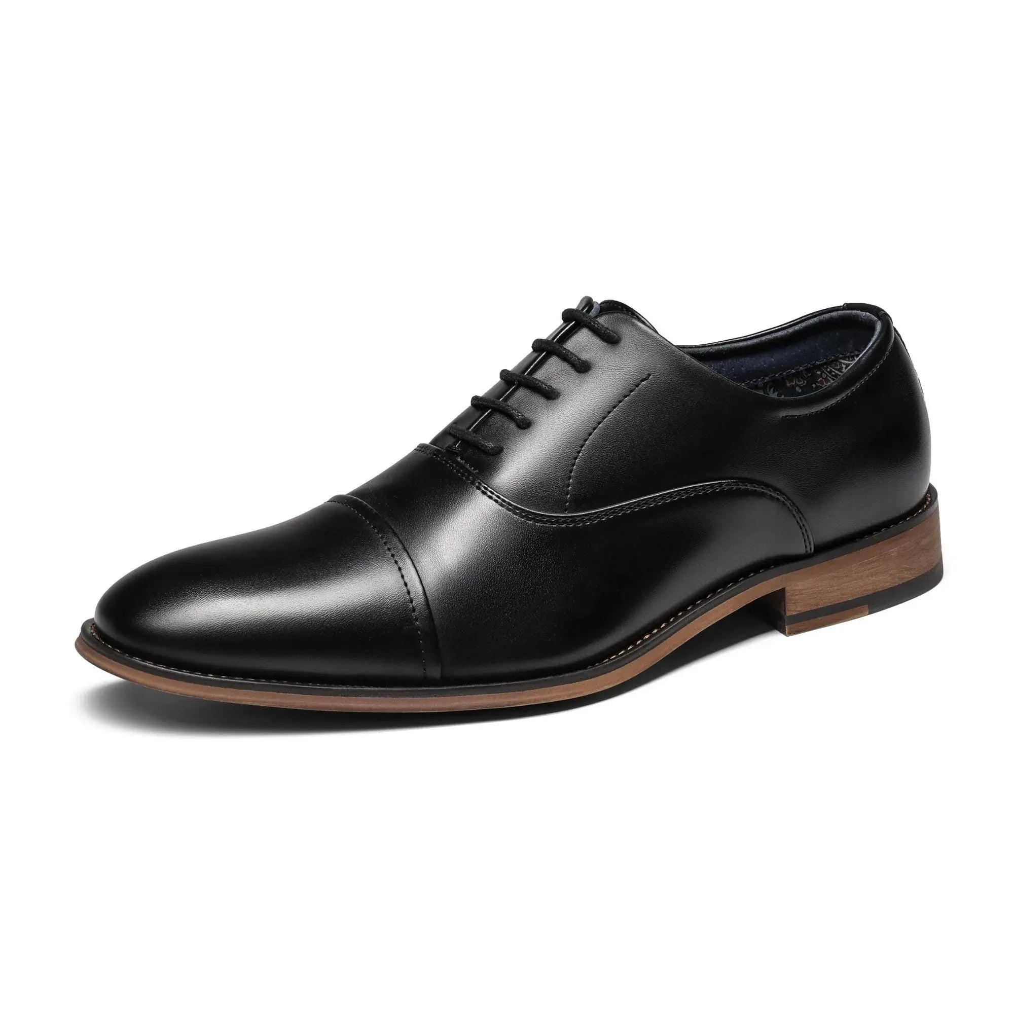 Bruno | Classic Brown Dress Shoes Cap-Toe Oxford TARHUS Clothing & Accessories