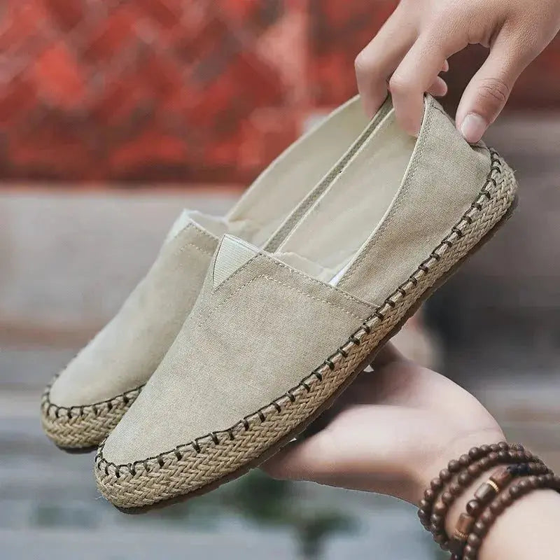 Roman | Canvas Slip-On Espadrilles with Rope Sole TARHUS Clothing & Accessories