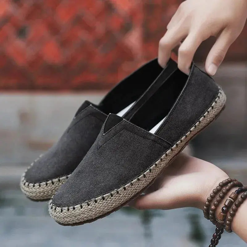 Roman | Canvas Slip-On Espadrilles with Rope Sole TARHUS Clothing & Accessories