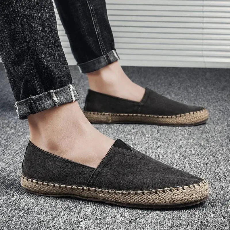 Roman | Canvas Slip-On Espadrilles with Rope Sole TARHUS Clothing & Accessories
