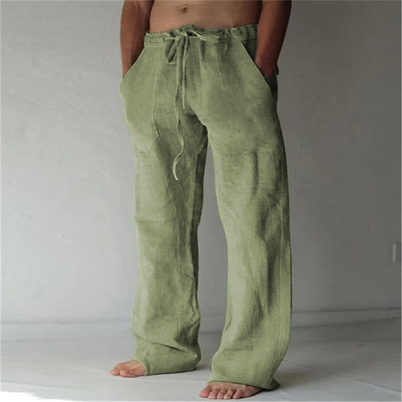Wilhelm | Men’s Linen Pants – Casual Summer Trousers with Breathable Comfort TARHUS