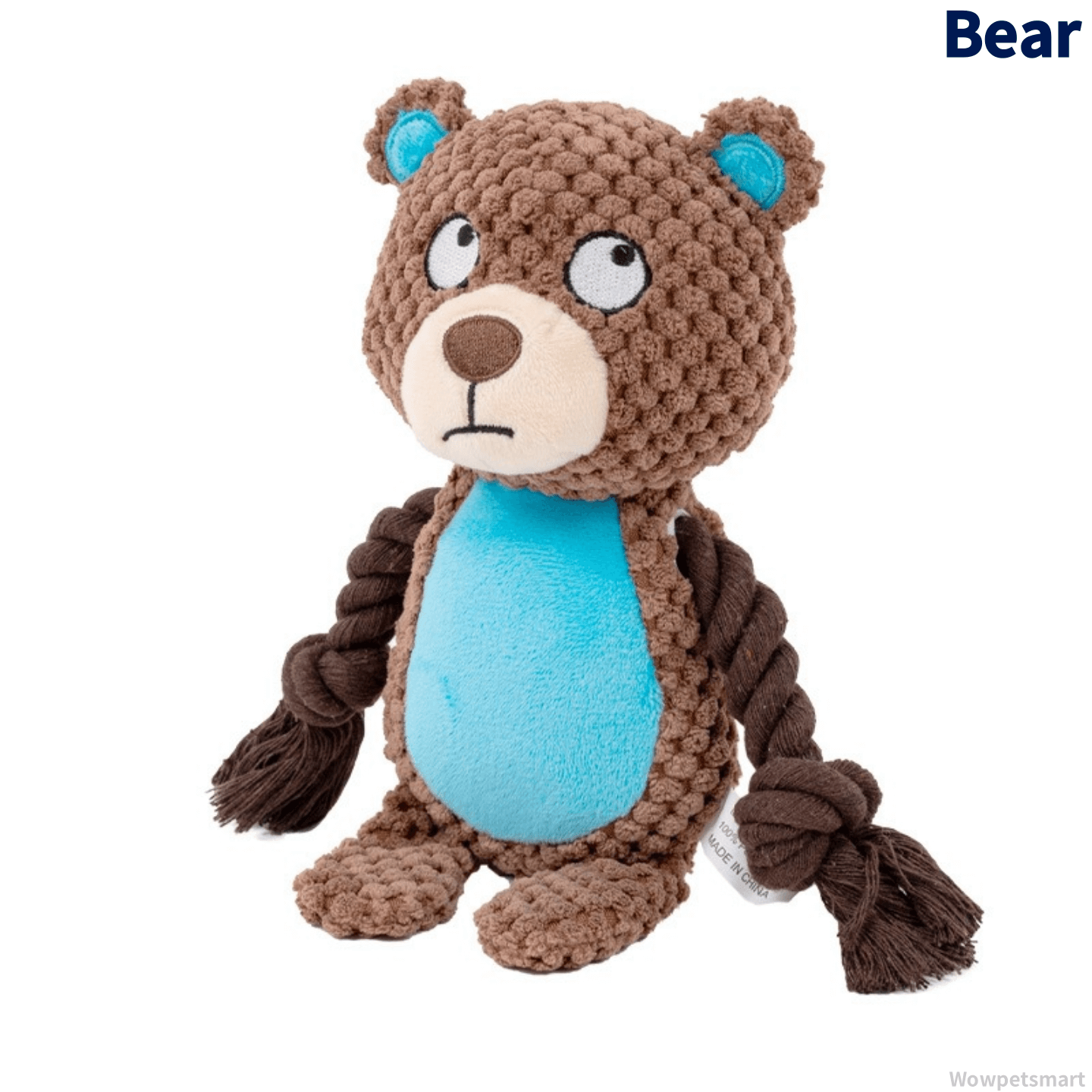 ChewAnimal | Durable Plush Dog Toy for Strong Chewers with Chew Guard & Squeaker TARHUS