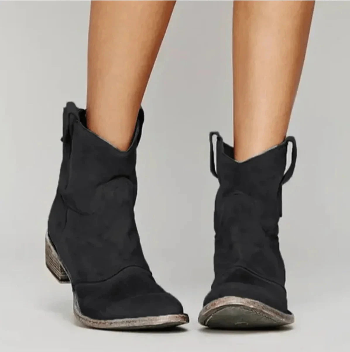 Savannah Suede Western Ankle Boots TARHUS