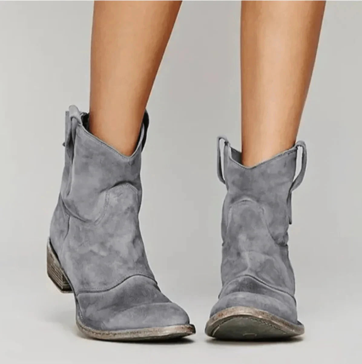 Savannah Suede Western Ankle Boots TARHUS